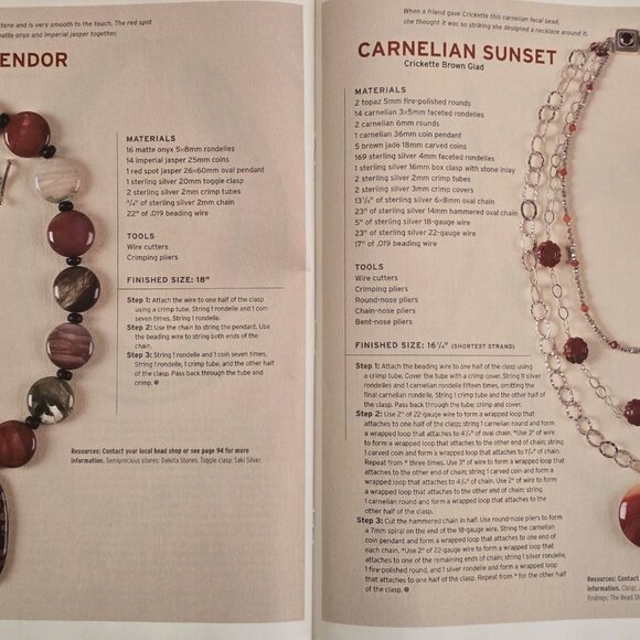 Stringing Magazine Fall 2007 100 Ideas For Making Fabulous Fall Jewelry - Picture 15 of 16